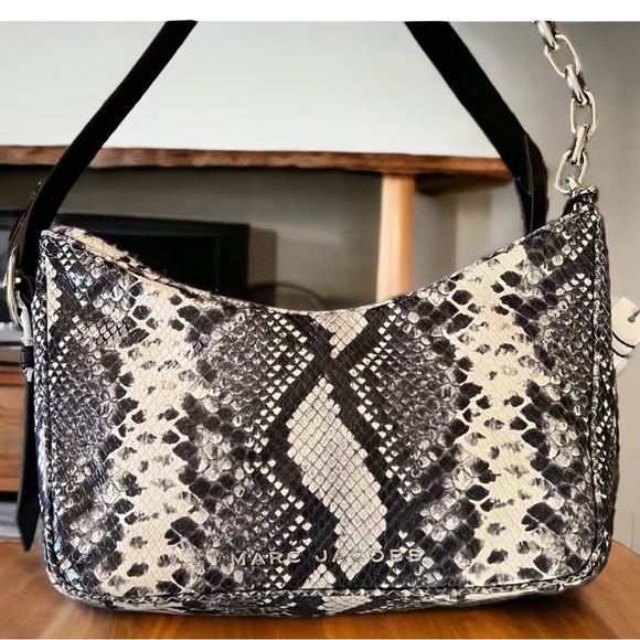Marc Jacobs Leather Snakeskin Shoulder Bag NWT - Picture 4 of 9